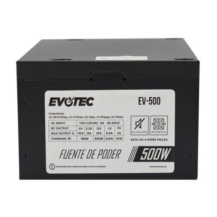 Fuente de Poder EVOTEC EV-500