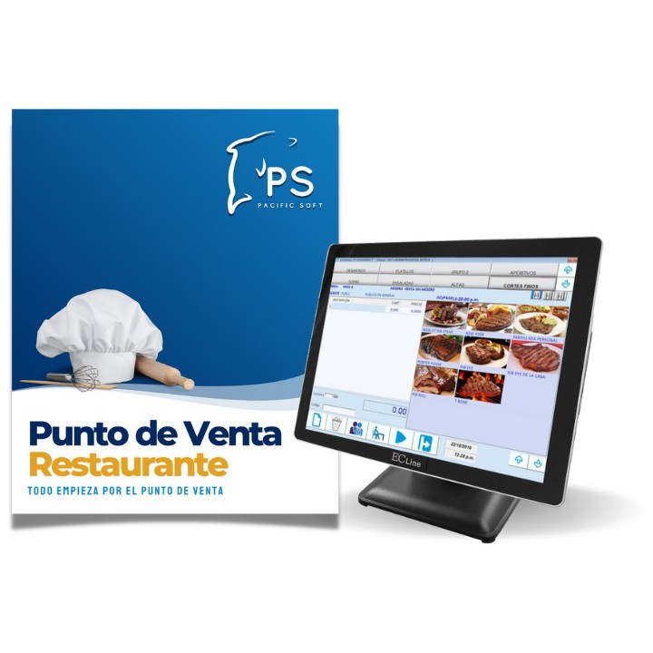 Software de punto de venta para Restaurantes. PACIFIC SOFT PSF010