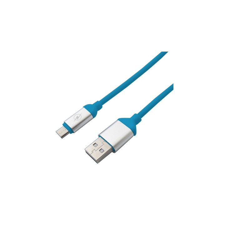 Cable USB V2.0 a Micro de PVC Texturizado BROBOTIX 161208A