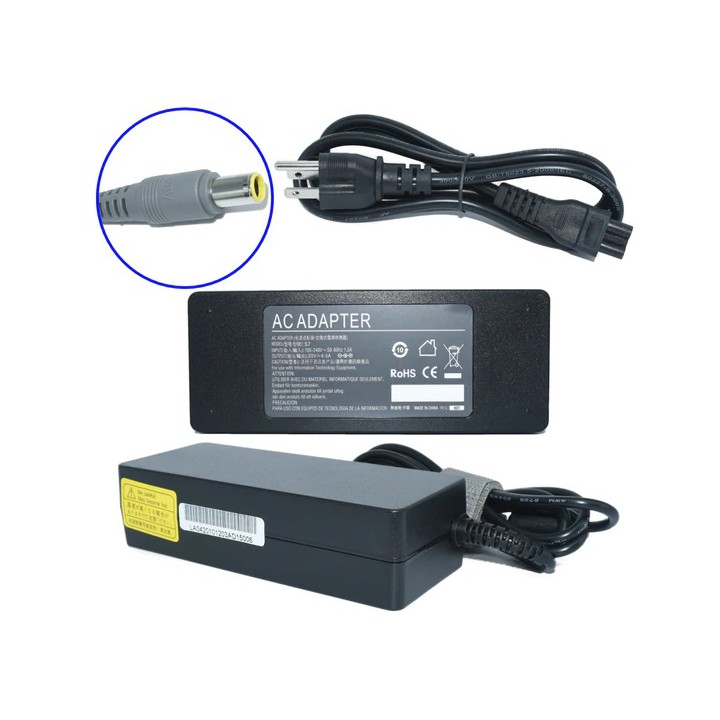 Adaptador de Corriente para Laptop GENERICO AC-LENOVO-GRIS