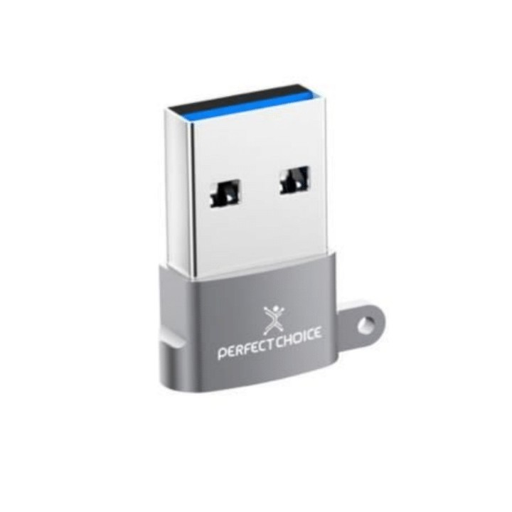 Mini Adaptador de USB A a USB C PERFECT CHOICE PC-101253
