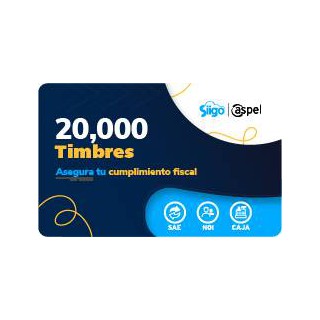 Timbres Fiscales ASPEL FACTE/20,000