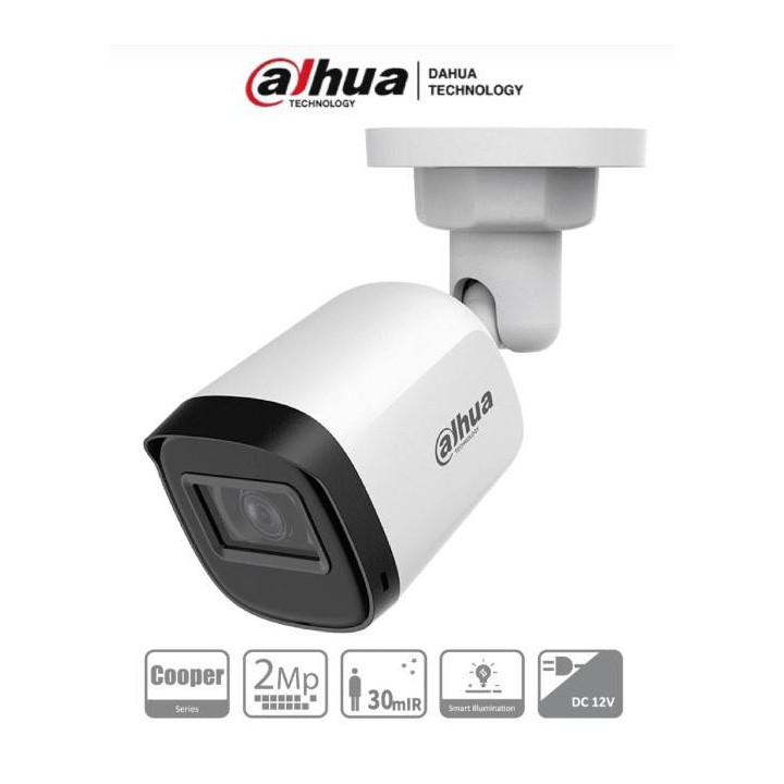 Cámara Bala Análoga Dahua Technology DH-HAC-B1A21N-U-0280B