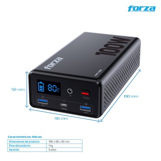 Power bank FORZA FPP-T100