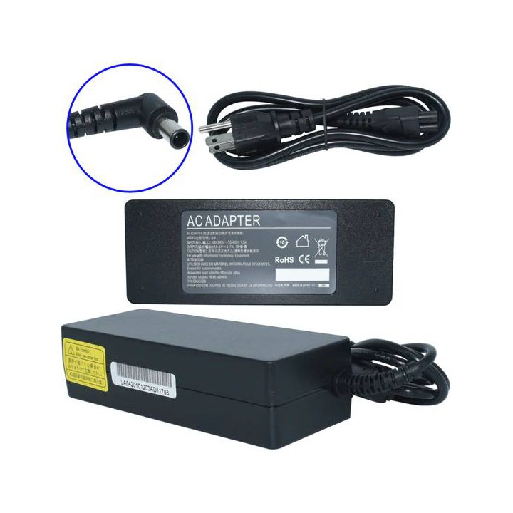 Cargador para Laptop GENERICO Adaptador de Corriente 90W 19.5V-4.74A