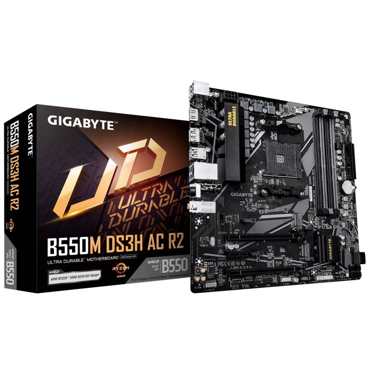 Motherboards GIGABYTE B550M DS3H AC R2