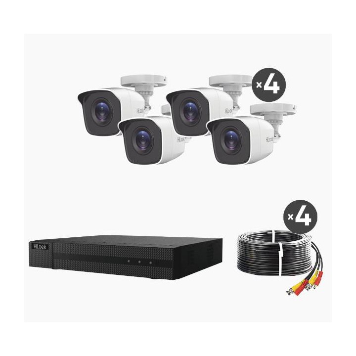 Kit de videovigilancia  HIKVISION HL24LQKITS-M(B)