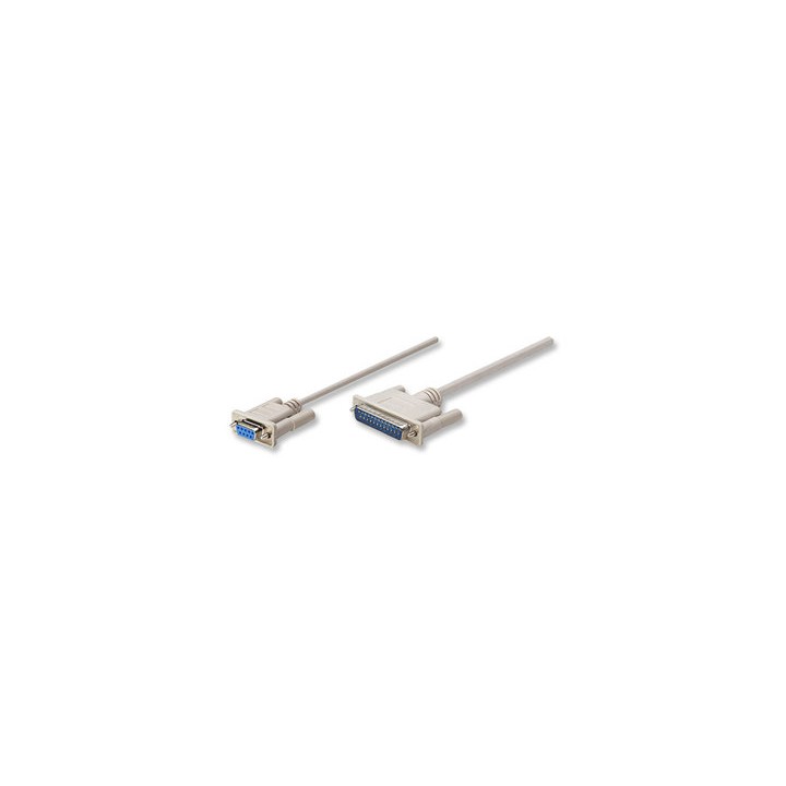 Cable Null Modem Serial MANHATTAN 314770