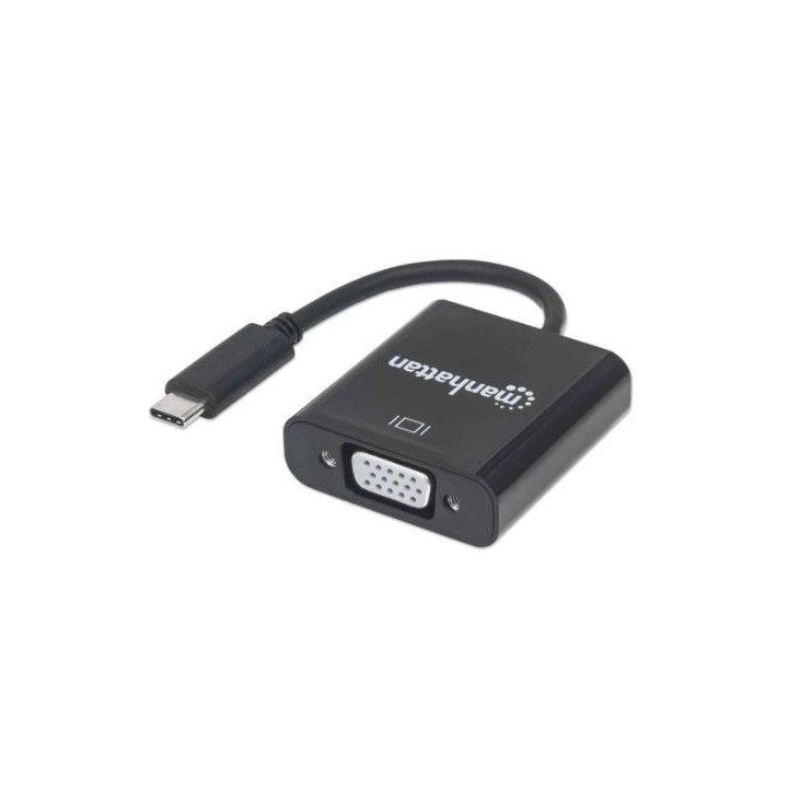 Convertidor USB C a VGA MANHATTAN 151771