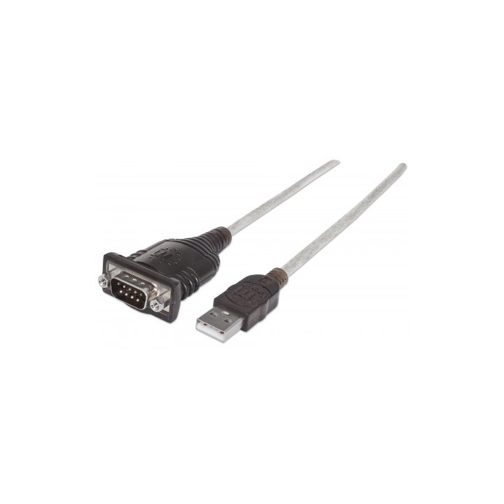Convertidor USB a Serial MANHATTAN 151856
