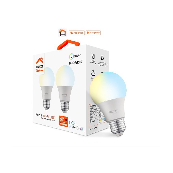 Bombilla Nexxt Solutions Home NHB-W110 2PK