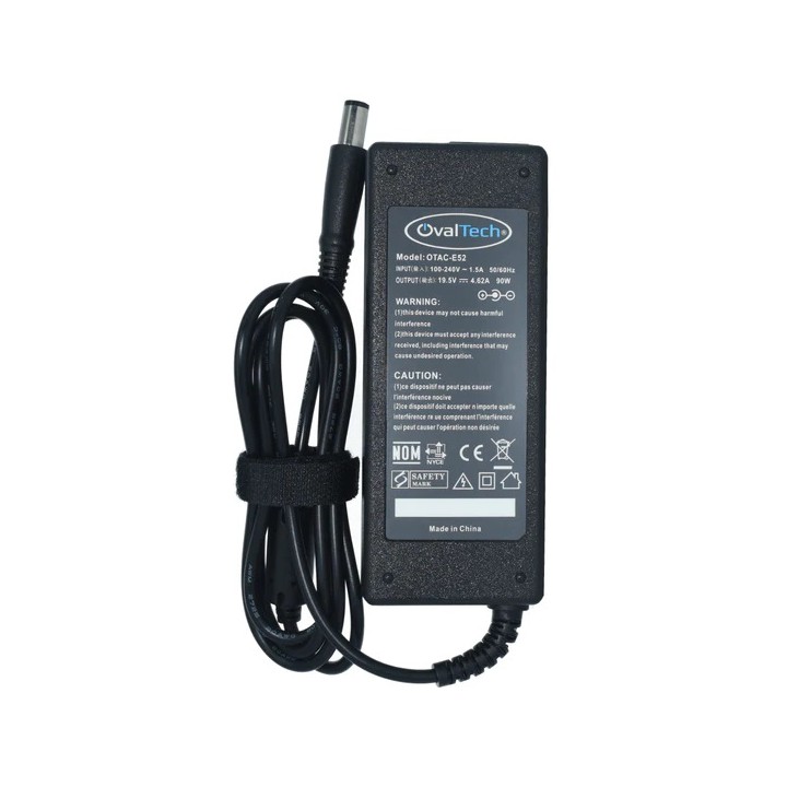 Adaptador para Computadora Portatil  OVALTECH 19.5V/4.62AH C/Blister + USB