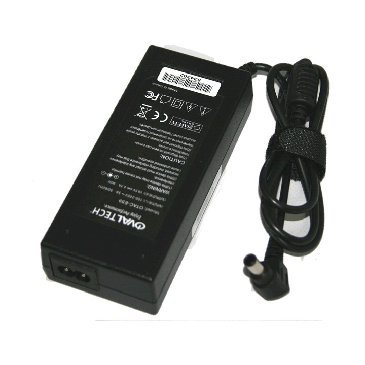 Adaptador para Computadora Portatil  OVALTECH 19.5V/4.74AH C/Blister + USB