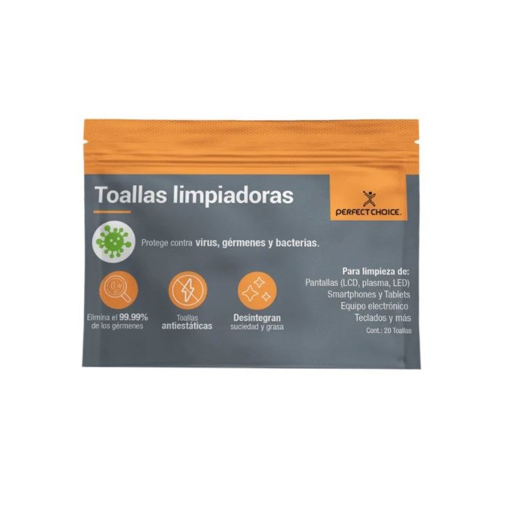 Toallas Limpiadoras PERFECT CHOICE PC-030270