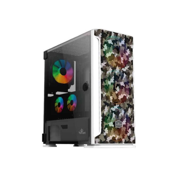 GABINETE  HOLLOW 2500 ATX,C/T 3VEN ARGB/MESH/ Yeyian YGH-49704