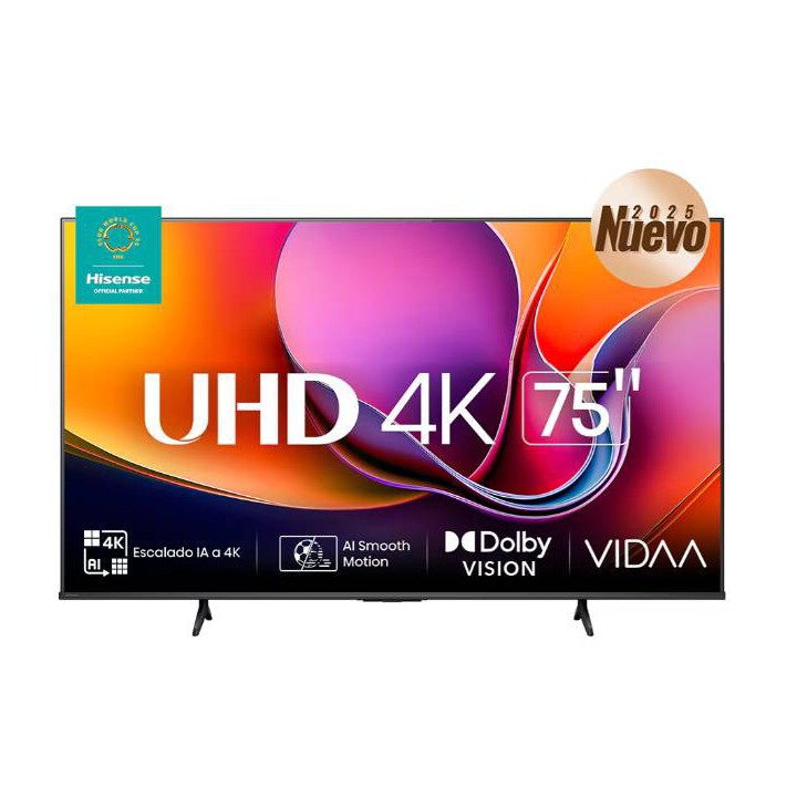 Televisiones Hisense 75A65NV