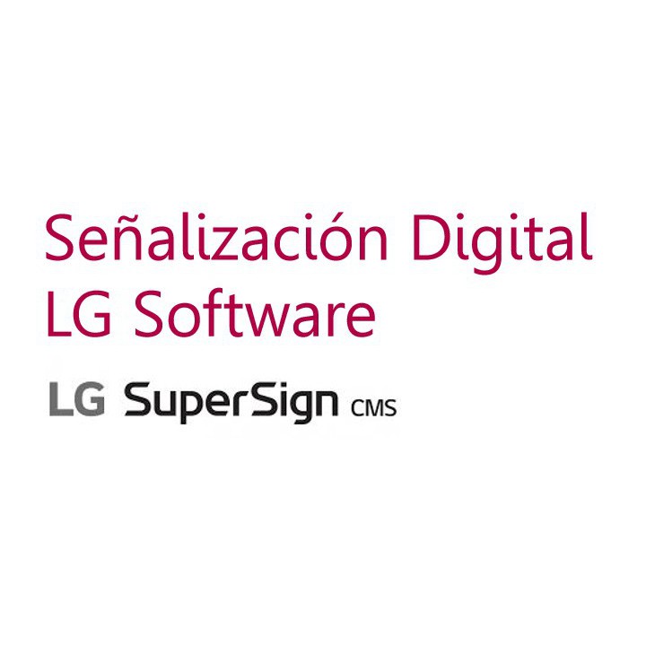 Señalizacion Digital Software SuperSign CM LG LWSMB